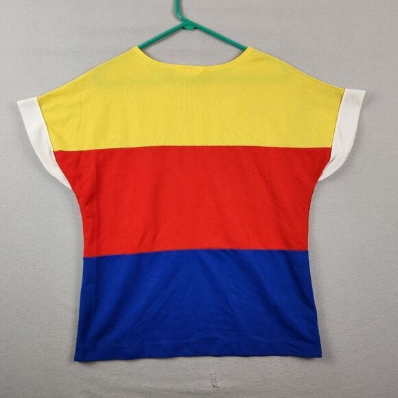 Vintage Queen Casuals Shirt Women's Large Short Sleeves Top - Picture 1 of 7